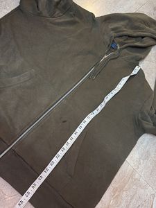 H&amp;M Olive Green Zip-Up Hoodie