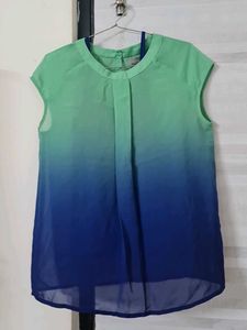 Ombre Sheer Top