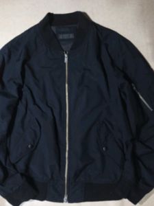 black bomber jacket