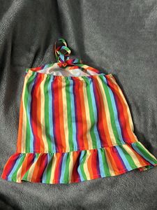 Hopscotch Multicolour Strip print Top