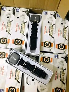T 800 Ulra Smart Watch Black Color