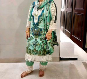 Pakistani Lace Work Suit