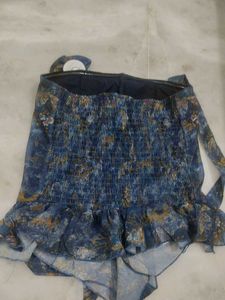 floral tube scarf top