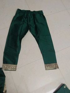 M Size Dress, Green Colour