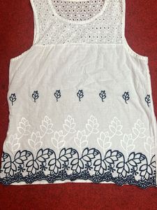 White Cotton Top