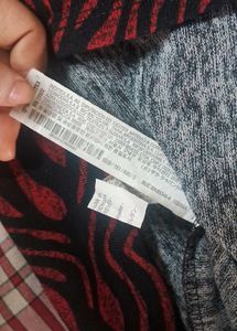 Zara Zebra Print Long Sleeve Top