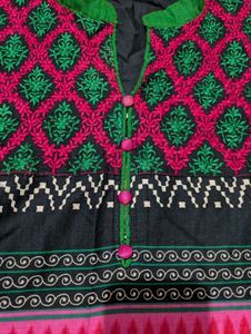 Pure Cotton Embroidery Kutra