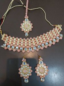 Elegant Pink Jewelry Set