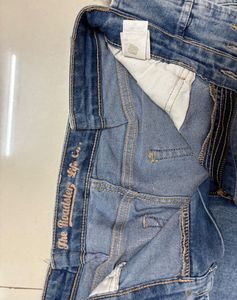 High-Waisted Denim Jeans