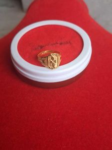 Initial 'Heart shape Gold Ring