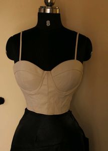 Leather Corset Like Top