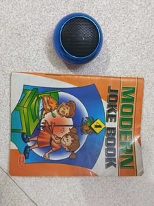 Mini Bluetooth Speaker & Joke Book