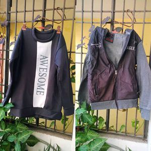 Mens Hoodie And Jacket Combo
