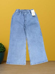 M@94 Size-30 Light Wash Wide Leg Jeans