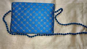 Elegant Blue Clutch