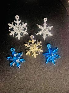 Snowflake Charms (Set of 5)