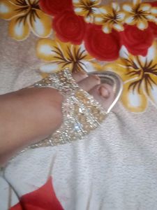 Sparkly Silver Sandals
