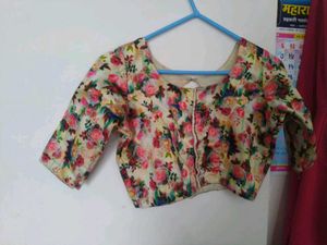 Flower Design Fancy Blouse