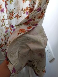 Floral Print Curtains set of 2, 5 feetand one 8 fe