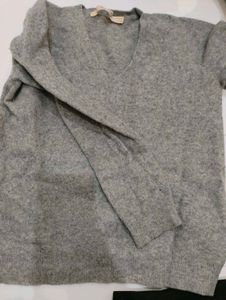 Gray V-Neck inner warmer