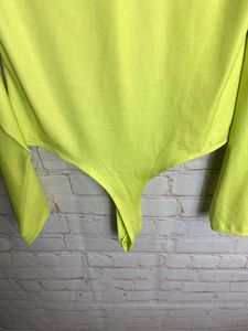 Bershka Casual Baloon Sleev Solid Women Bodysuit