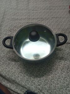 Steel Bhagwana With Glass
