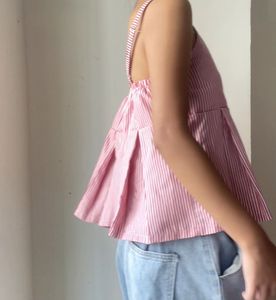 Cute Red And White Top