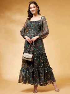 New Stayle Beautiful Women Gown Dress Inpoted Dres