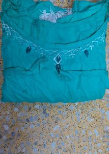 CREPE COTTON KAFTAN DRESS