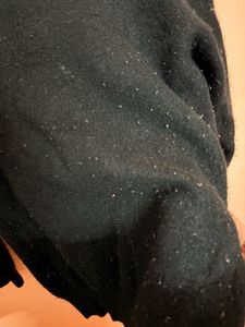 removable lint black turtleneck