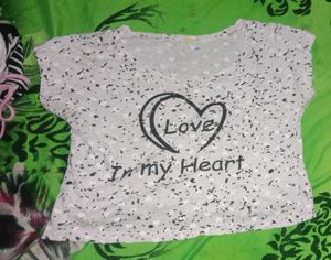 Hello Kitty Y2K Crop Top / black and white striped