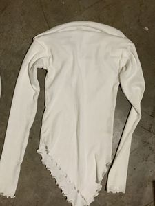 White Long Sleeve Top