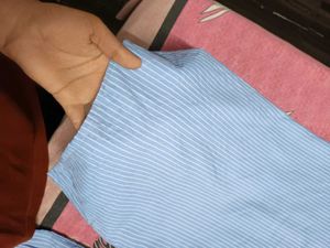 Korean Blue Striped Lounge Pants