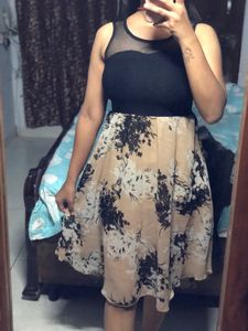Black Floral Dress