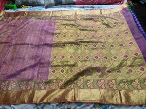 Purple And Gold Bridal Kanchipuram