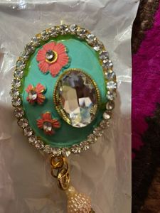 Decorative saree pin