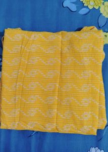 Yellow Embroidered Kurta