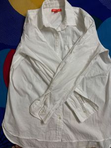 Long white shirt