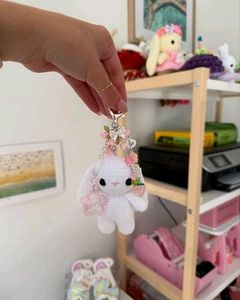 Crochet Bunny Bag Charm