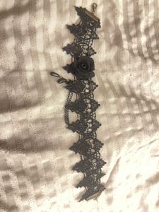 Black Choker Necklace Set