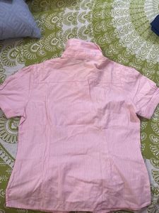 Pink Striped Shirt