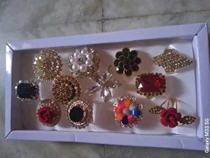 Fancy Party Wear Ring For Women Combo 12