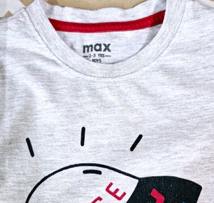 4 Max T-shirts for Boys (2-3 Years)