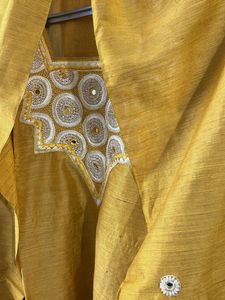 Vintage Gold Embroidered Dress