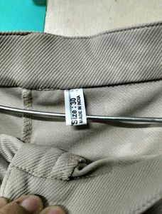 Beige Formal Pants