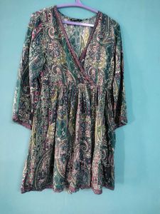 Brown Sleeveless Casual Dress