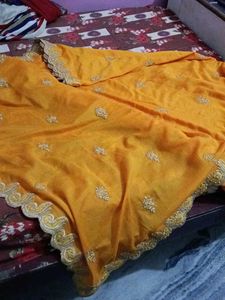 Elegant Yellow Saree