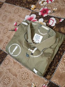 Olive Green Casual Shirt
