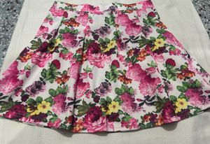 Floral Mini Skirt