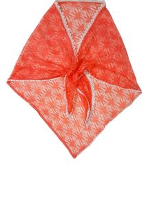 Church Scarf Peach Color Veil Catholic Net Fabric